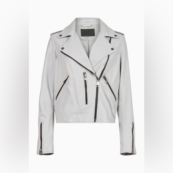 All Saints Fern Biker Jacket - Picture 2 of 12